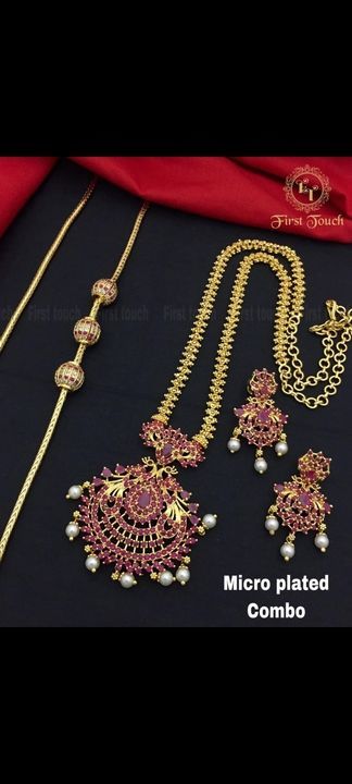 Necklace set with mop chain  uploaded by Janika collections  on 4/3/2021