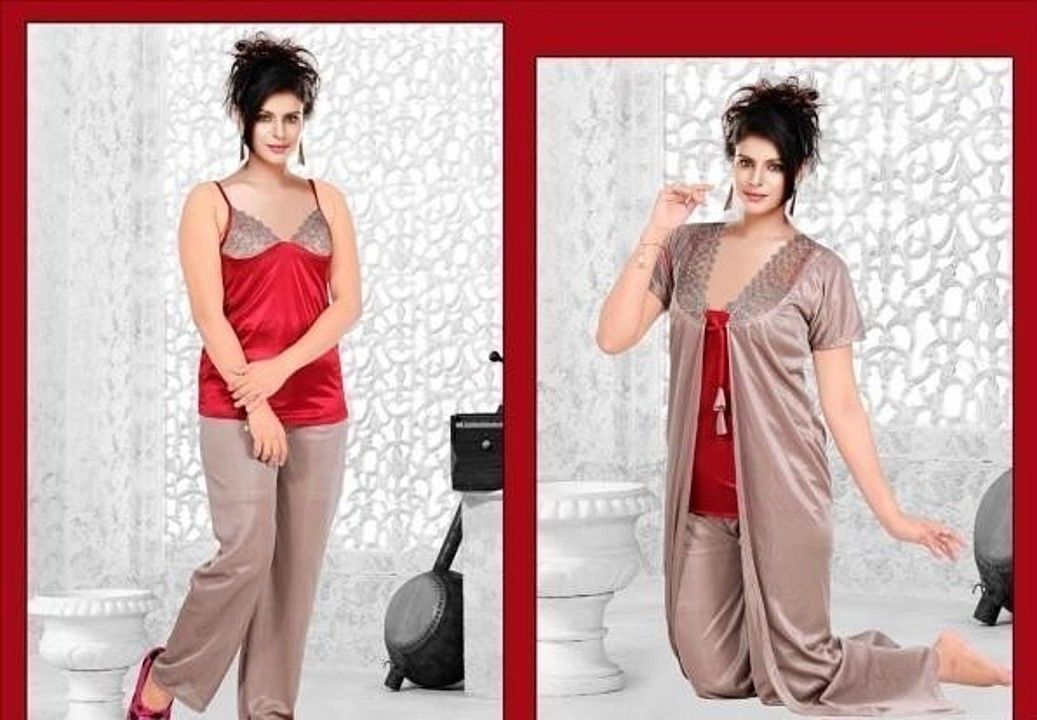Women's Adorable Satin Solid Night Suits

Price 590+⛵️ 
Material: Satin
Size (Inches):  Free Size (3 uploaded by business on 7/22/2020