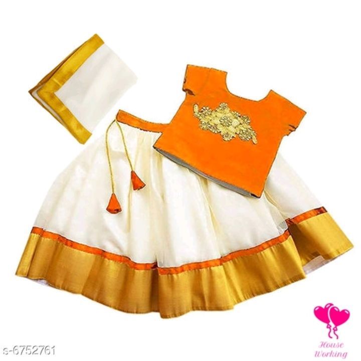 South indian girls lehenga  uploaded by Mens n womens n children's clothes  on 4/3/2021