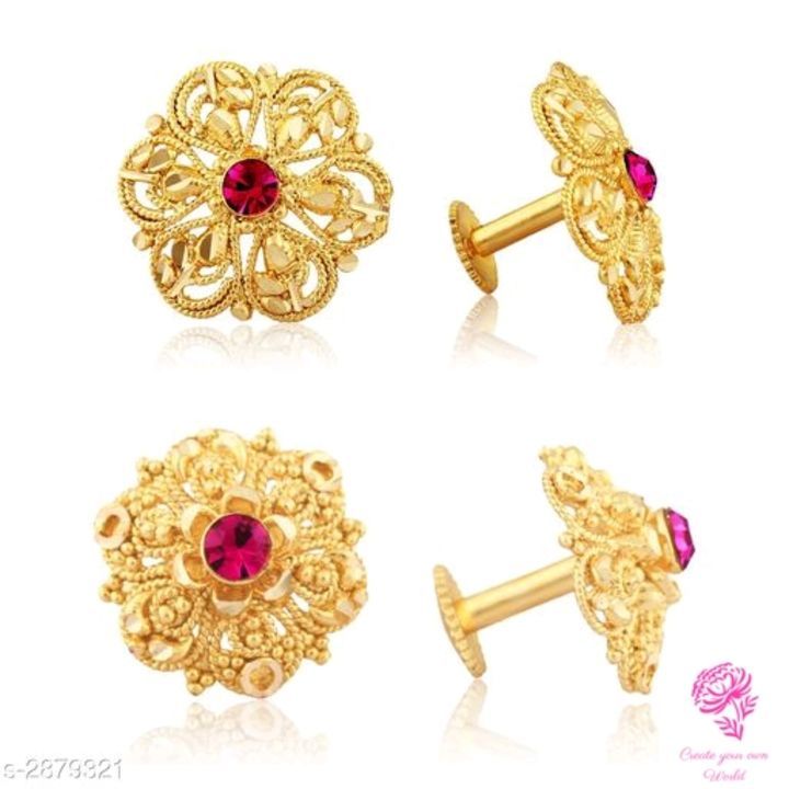 Gold plated 2 combo earrings uploaded by business on 4/3/2021