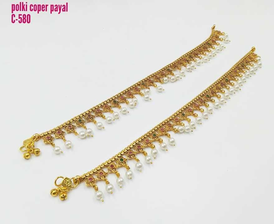 High Quality Gold Plated Payal  uploaded by Rakesh Textiles on 4/3/2021