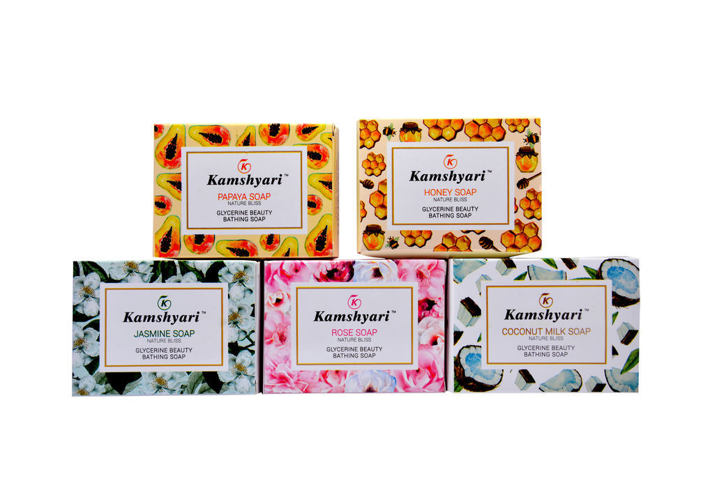 Kamshyari Handmade soap pack of 5 ( all types ) uploaded by business on 4/3/2021