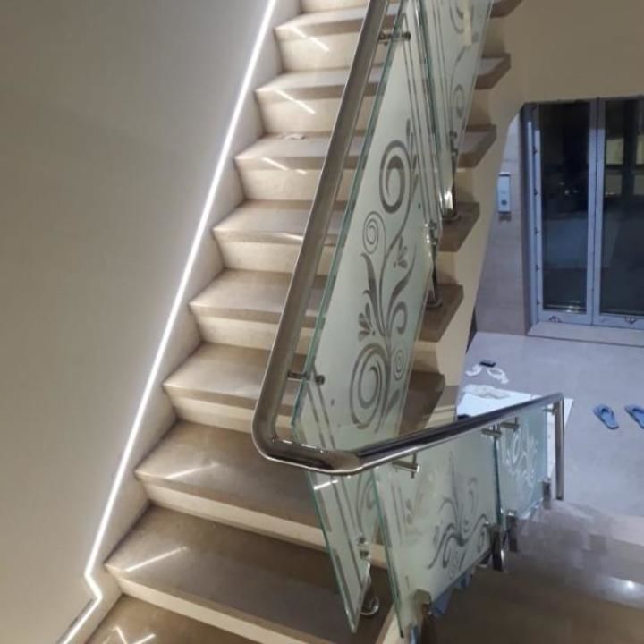 Stainless steel glass railing uploaded by business on 4/3/2021