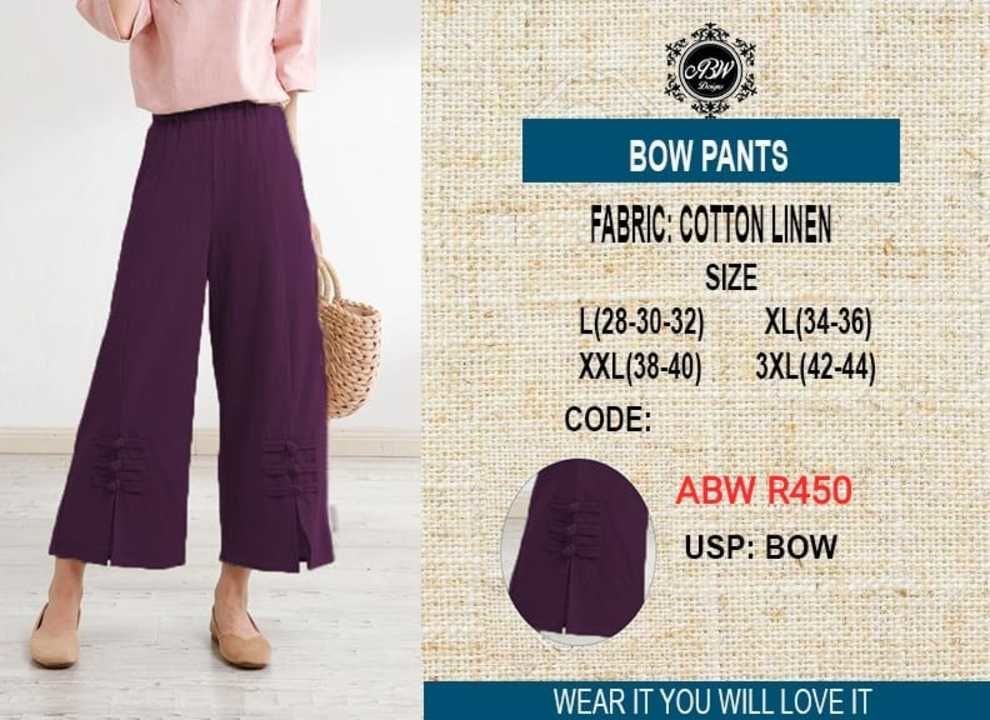 Post image Hey! Checkout my new collection called Bow Pants.