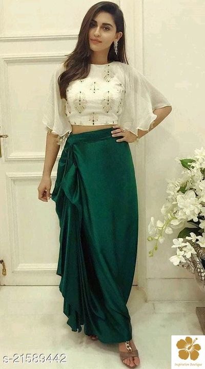 Western Crop Top with Skirt uploaded by Inspiration Boutique  on 4/3/2021