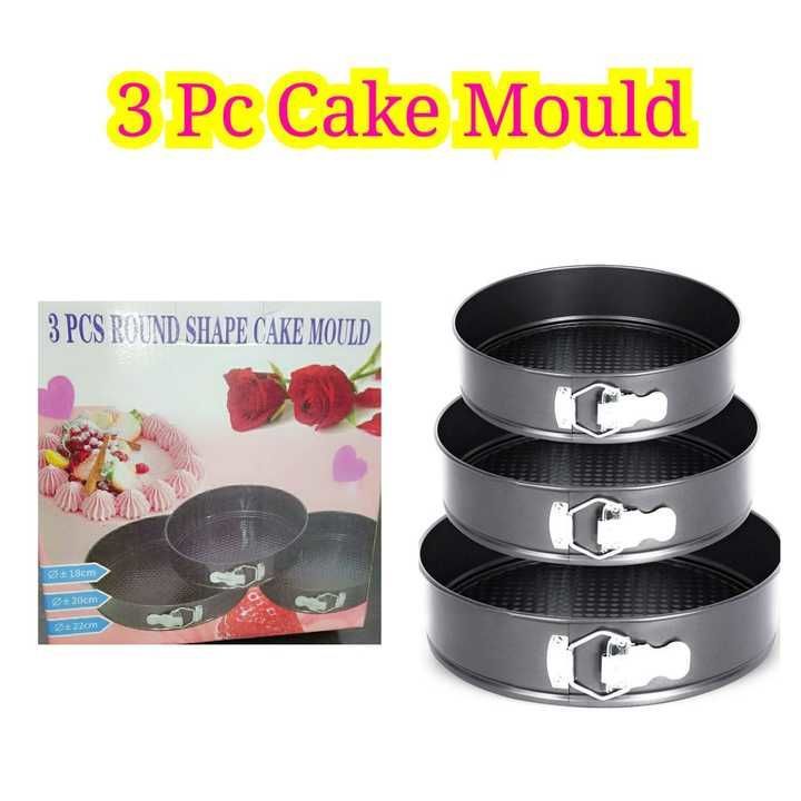 3 pcs Cake moulds  uploaded by business on 4/3/2021