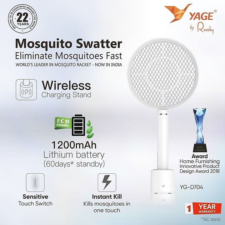 Yage Electric Insect Killer (Bat)

New innovative energy ring

High efficiency touch sensor for kill uploaded by business on 7/22/2020