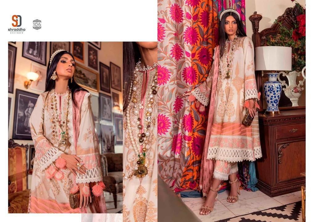 Pakistani desighner suit uploaded by Fashion plaza on 4/3/2021