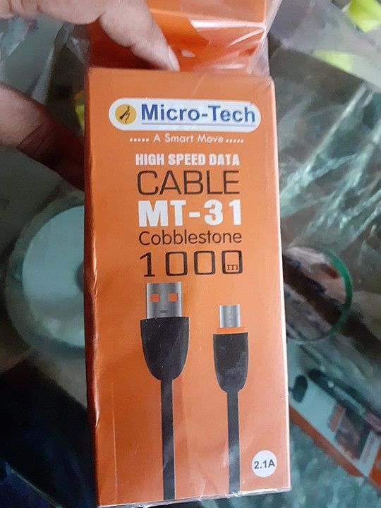 Micro-tech M31 2.1Amp data cable fast charging  uploaded by JOYRAM MULTIMEDIA  on 7/22/2020