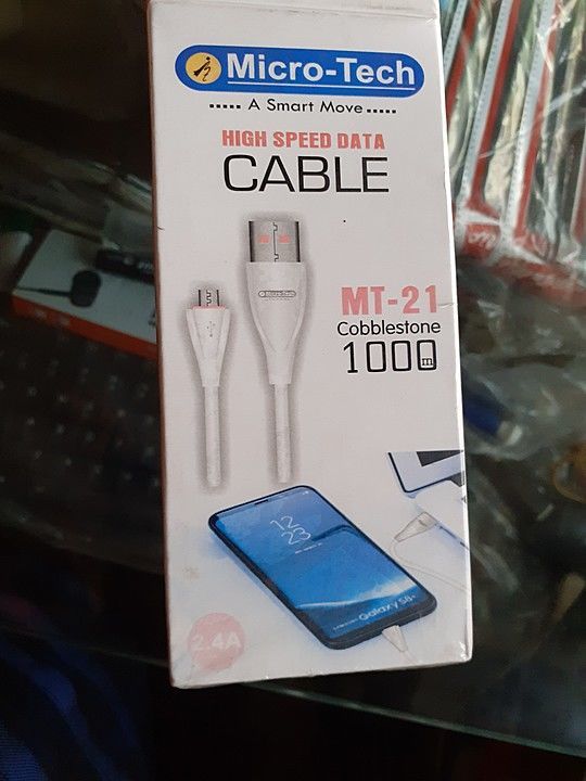 Micro-tech MT 21 2.4 Amp data cable fast charging  uploaded by JOYRAM MULTIMEDIA  on 7/22/2020