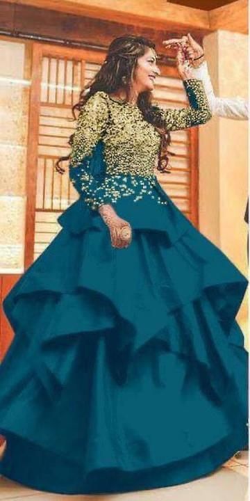 *HK-1238♠️♣️♦️*

*LOUNCHING NEW DESIGNER PARTY WARE EMBROIDERY AND HAND WORK GOWN*💃🏾💃🏾👌🏻👌🏻👌 uploaded by business on 4/3/2021