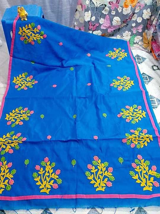 Silk cotton handloom saree  uploaded by Shefali handloom saree House on 7/22/2020