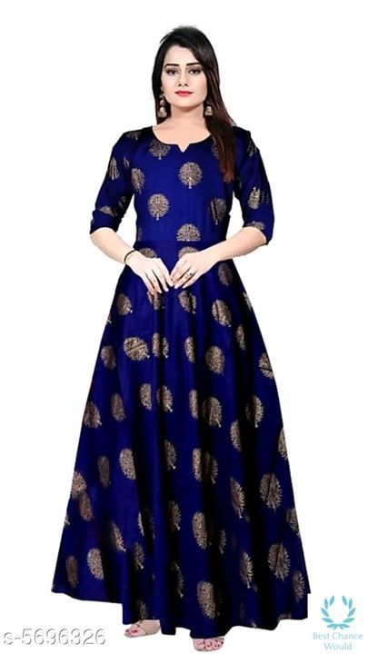 Shardha Trendy Women Stylish long Gowns

Fabric: Rayon
Sleeve Length: Variable (Product  Dependent ) uploaded by SABNAM FASHION STORE  on 4/4/2021
