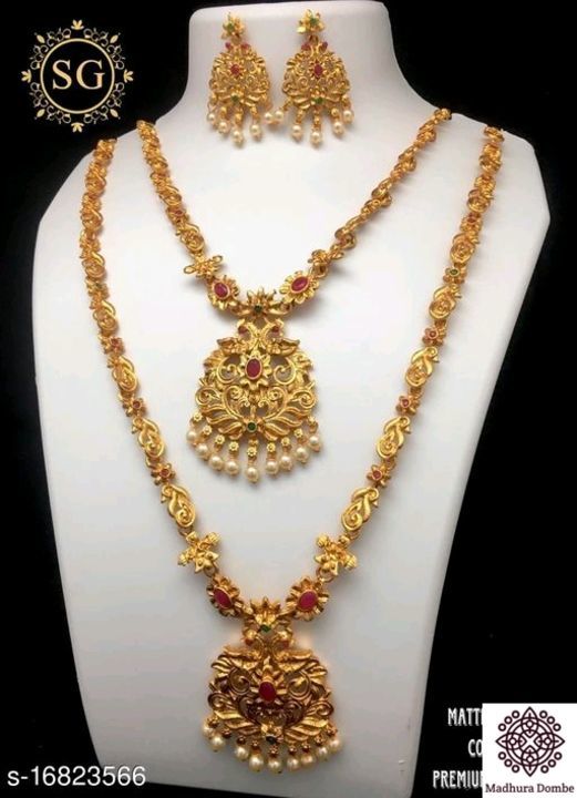 Post image Catalog Name:*Feminine Chic Jewellery Sets*
Base Metal: Alloy
Plating: Gold Plated
Stone Type: Artificial Stones &amp; Beads
Sizing: Adjustable
Type: As Per Image
Multipack: 1
D
Dispatch: 1 Day
Easy Returns Available In Case Of Any Issue
*Proof of Safe Delivery! Click to know on Safety Standards of Delivery Partners- https://ltl.sh/y_nZrAV3


1287₹