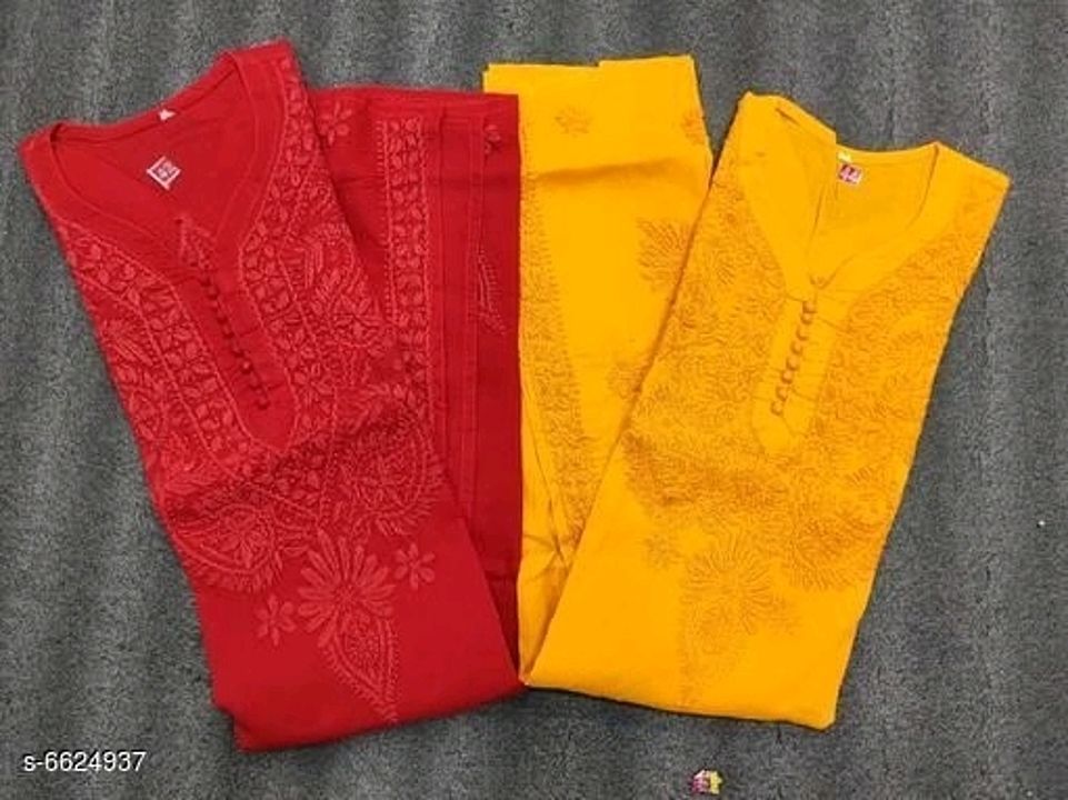  Kurtis Combo 

Fabric: Cotton
Sleeve Length: Three-Quarter Sleeves
Pattern: Chikankari uploaded by business on 7/22/2020