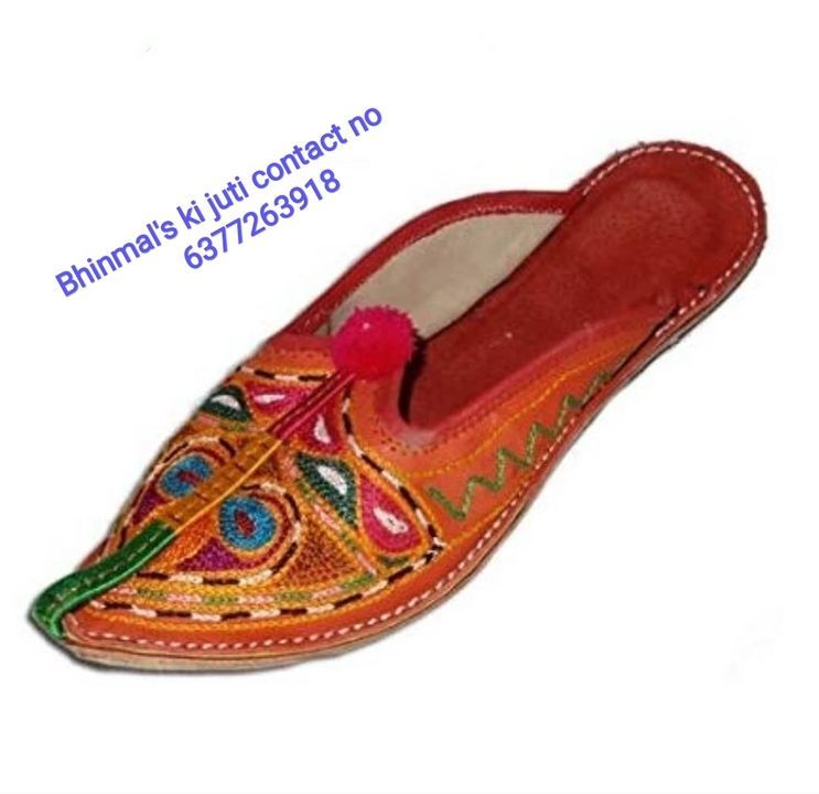 Bhinmal ki leather ki jutiya  uploaded by business on 4/4/2021