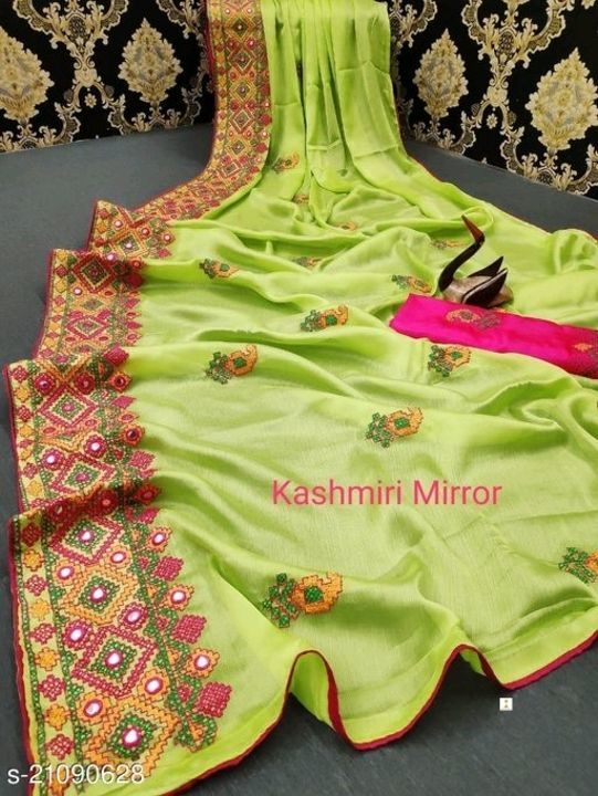 New stylish kashmiri sarees uploaded by business on 4/4/2021