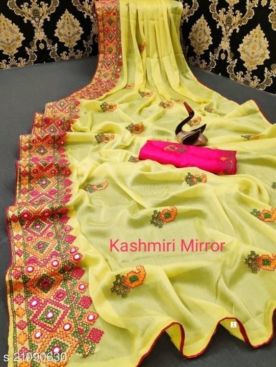 New stylish kashmiri saree uploaded by business on 4/4/2021