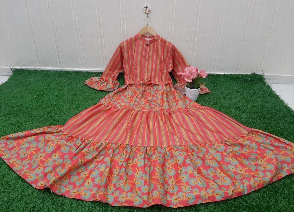 Digital Printed Cotton Gown uploaded by business on 4/4/2021