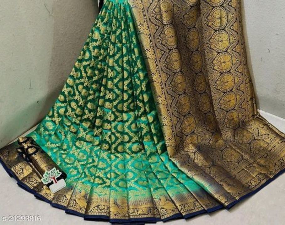Silk saree uploaded by Aswin flowers own texile on 4/4/2021