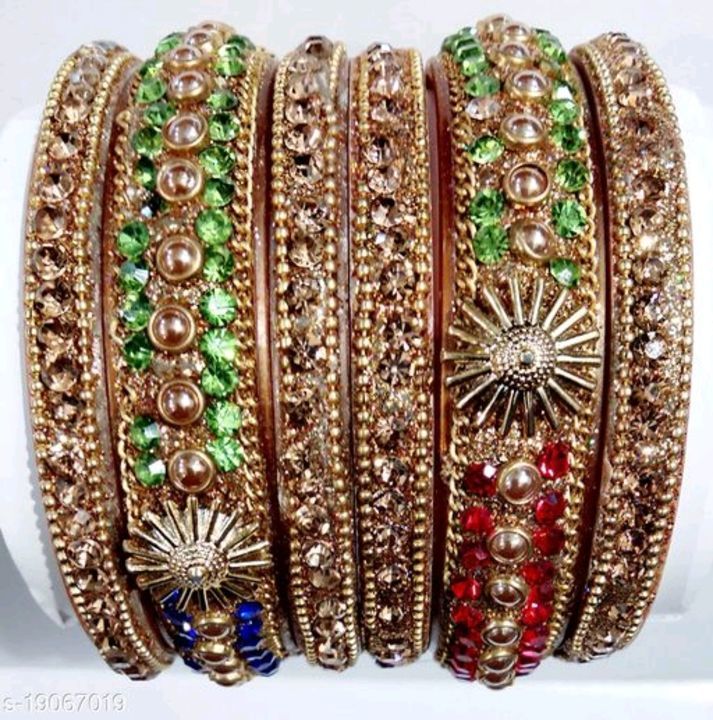 Designer bangles uploaded by Aswin flowers own texile on 4/4/2021