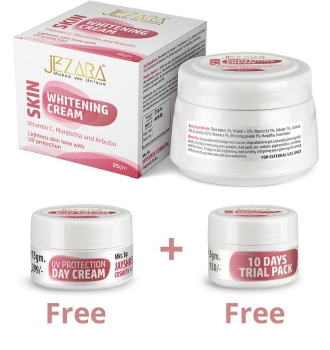 Jezara skin whitening cream  uploaded by business on 4/4/2021