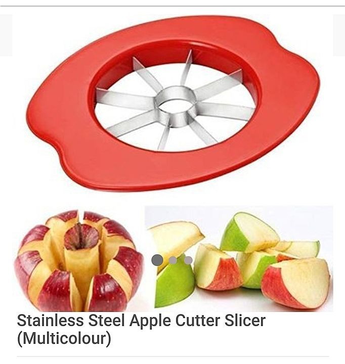 Stainless steel apple cutter slicer uploaded by Innovation 2020 on 7/22/2020