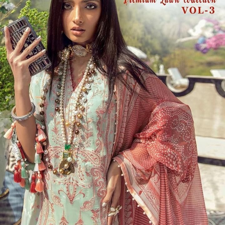 Sana safina premium lawn collection Vol 03 uploaded by KR collection on 4/4/2021