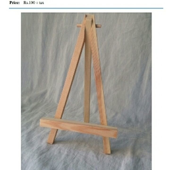 8inch mini wooden table easel uploaded by Chandru Wooden Easel works  on 7/22/2020