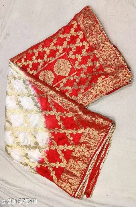 Post image Saree Fabric: Art Silk

Blouse: Running Blouse

Blouse Fabric: Art Silk

Pattern: Woven Design

Blouse Pattern: Same as Saree

Sizes: 
Free Size (Saree Length Size: 5.5 m, Blouse Length Size: 0.8 m) 

Cod Available, Shipping free