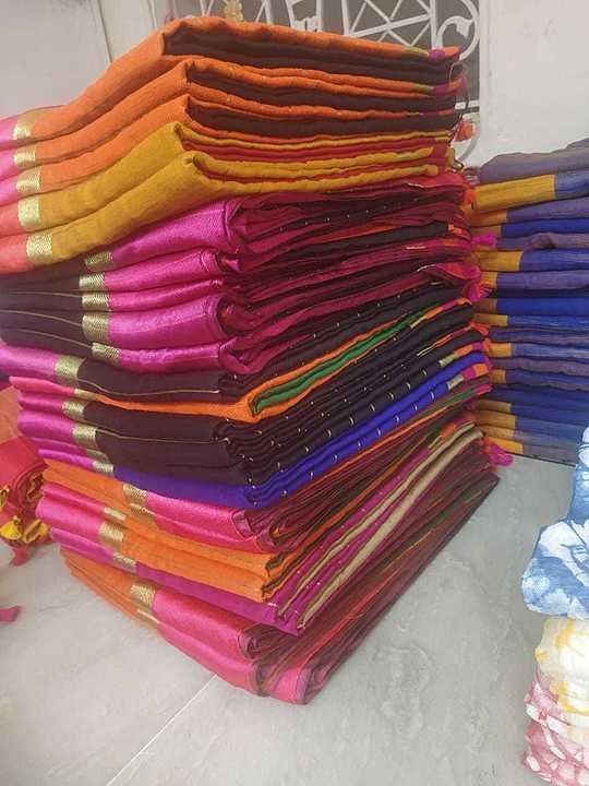 Handloom Maheswari Saree with blouse pcs  uploaded by business on 7/22/2020