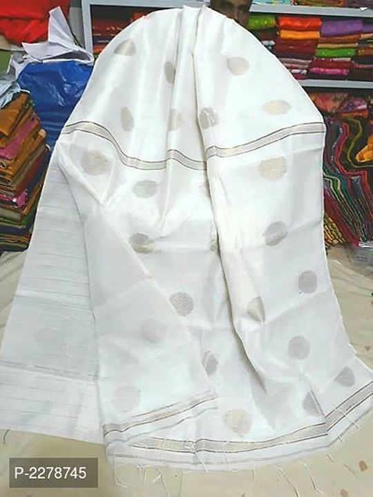 Handloom ball Jamdani woven Saree with blouse pcs  uploaded by business on 7/22/2020