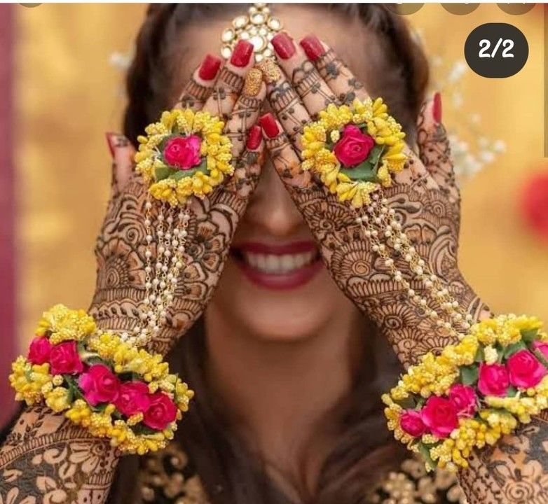 Best quality flowerjewellery for baby shower and haldi mehndi special function uploaded by Sonu handmade jewellery on 4/5/2021