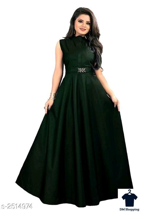Silk Western Gowns uploaded by DM SHOPPING on 4/5/2021