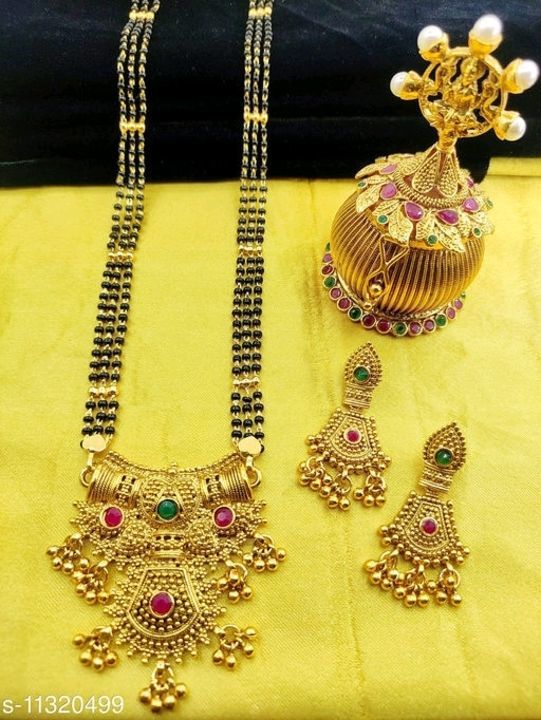 Free Gift Twinkling Graceful Mangalsutras uploaded by Ganapati traders on 4/6/2021