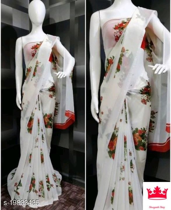 Post image Abhisarika Pretty Sarees
Saree Fabric: Georgette
Blouse: Running Blouse
Blouse Fabric: Georgette
Multipack: Single
Sizes: 
Free Size (Saree Length Size: 5.5 m, Blouse Length Size: 0.8 m) 

Country of Origin: India