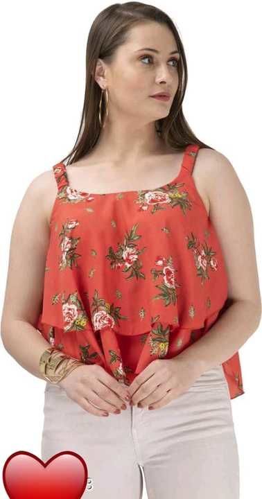 Post image Pretty Graceful Women Tops &amp; Tunics

Fabric: Crepe
Sleeve Length: Sleeveless
Pattern: Printed
Multipack: 1
Sizes:
S (Bust Size: 36 in, Length Size: 19 in) 
XS (Bust Size: 34 in, Length Size: 18 in) 
L (Bust Size: 40 in, Length Size: 21 in) 
M (Bust Size: 38 in, Length Size: 20 in) 



Dispatch: 1 Day