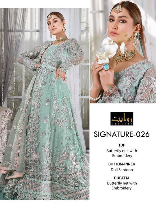 Post image *RIWAYAT PRESENTS*

*NAME:- SIGNATURE 023 &amp; 026*

FABRIC DETAILS GIVEN IN IMAGE