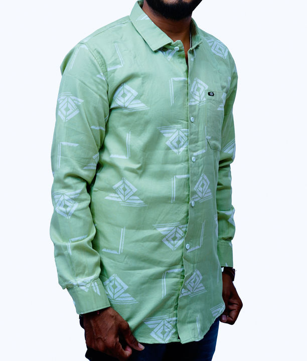 Casual printed cotton shirt uploaded by business on 4/6/2021