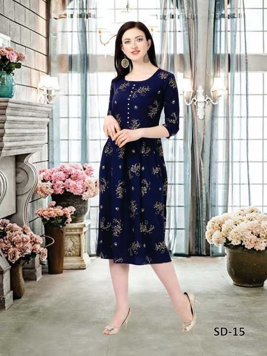 New designed kurtis and gown uploaded by business on 4/6/2021
