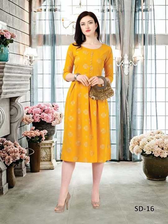 New designed kurtis and gown uploaded by business on 4/6/2021
