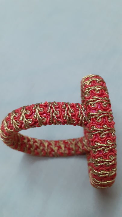 Silk thread bangles uploaded by business on 4/6/2021