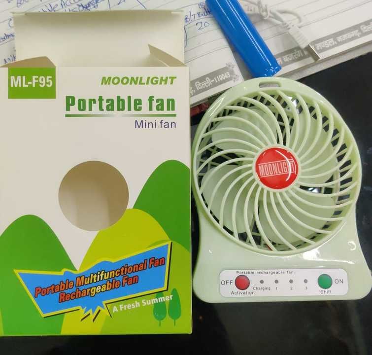 ✨Portable Multifunctional Fan Reachargeable Fan🌬️ with Premium Quality✨ uploaded by Kripsons Ecommerce on 4/6/2021