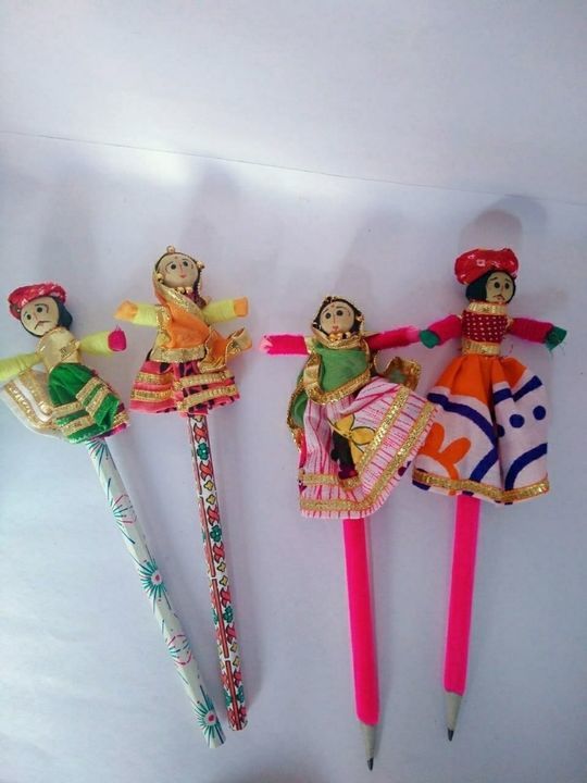 Puppet pencil pair uploaded by R D Handicrafts on 4/6/2021