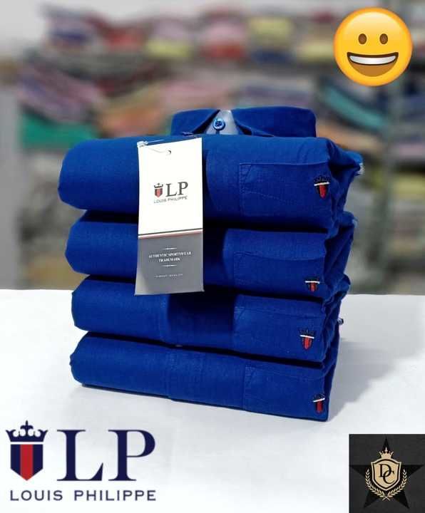 Post image 👑👑👑👑

*Louis philippe*

*Plain Shirts*

*10a Quality with hard collar*

*_15 colors🎨_*

*fabric Cotton*

*_Full sleeves_*

*Size M ,L ,XL XXL*

*Price ₹400/- rs. Fix*
Free 📦*
Open orders 
*combo 4 pcs ₹1400 plus shipping*
*wash fabric*
*Set wise also available*

👑👑👑👑