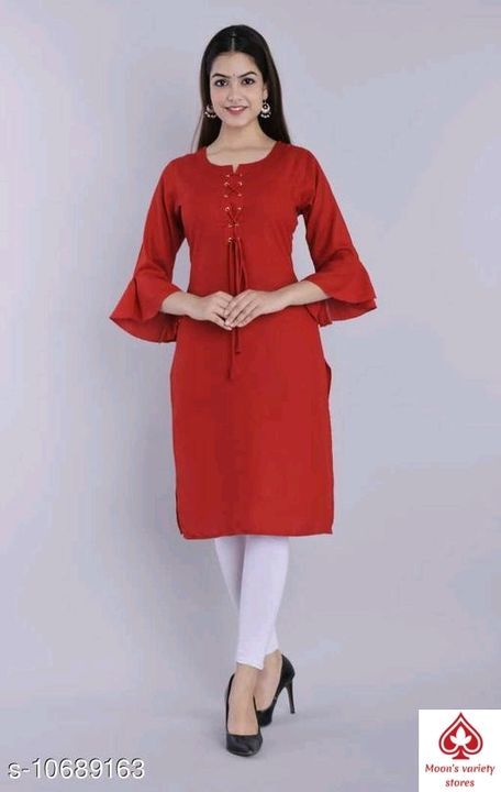 Summer sale lowprice kurties uploaded by Moon's variety stores on 4/7/2021