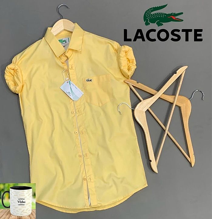 Lacoste plain shirts  uploaded by Ashu & Such collection  on 7/23/2020