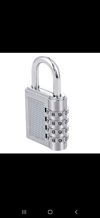 4-Digit Safe PIN Hand Bag Shaped Combination Padlock Lock  uploaded by Innovation 2020 on 7/23/2020