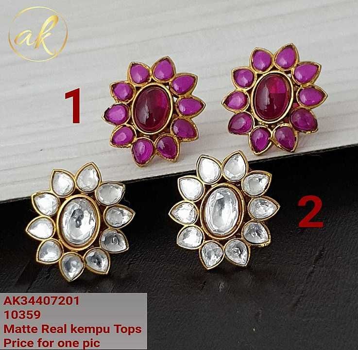 Studs with stones Shipping extra uploaded by Fashion Hub on 7/23/2020
