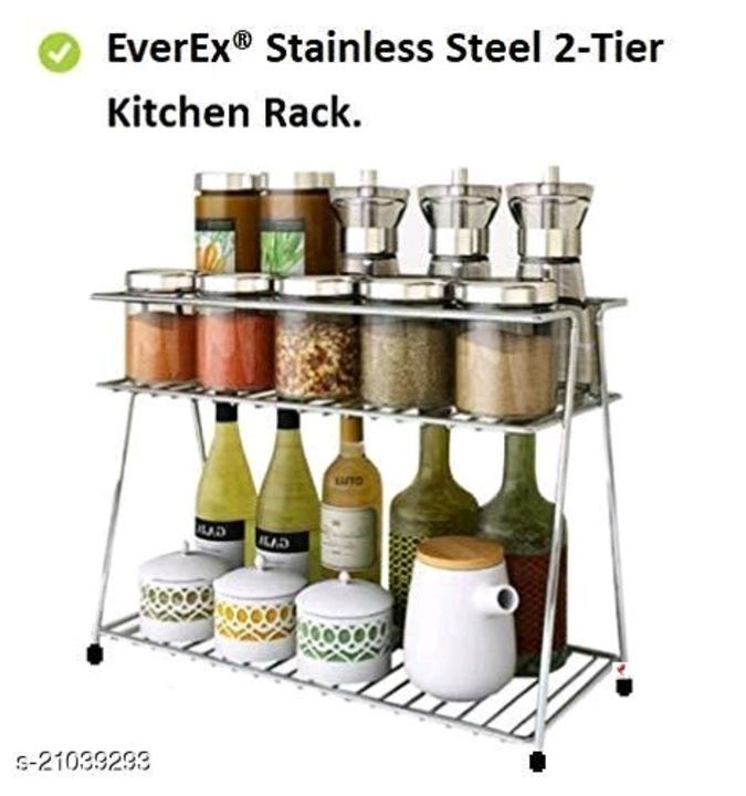 Checkout this hot & latest Racks & Holders
Nexus Steel Spice 2-Tier Trolley Container Organizer Org uploaded by business on 4/7/2021